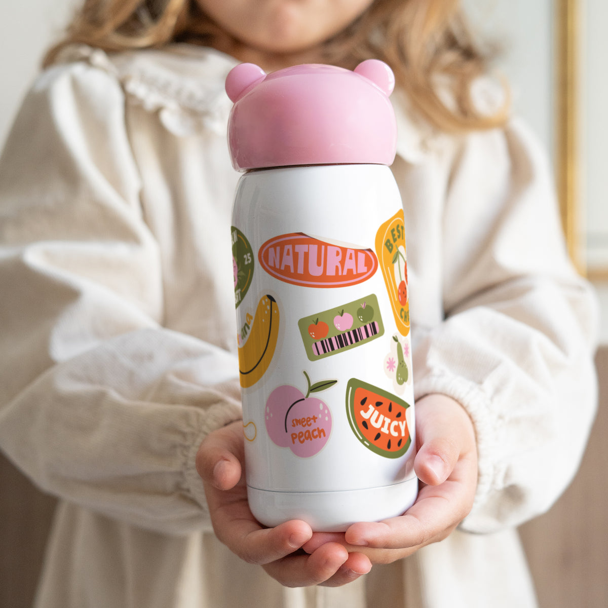 Kinder Trinkflasche Rosa, 32 cl Alle Früchte foto N° 1