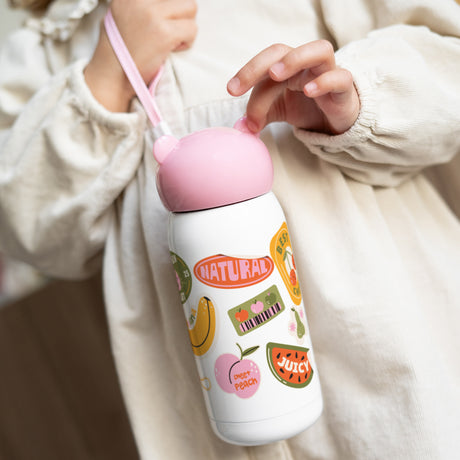 Kinder Trinkflasche Rosa, 32 cl Alle Früchte