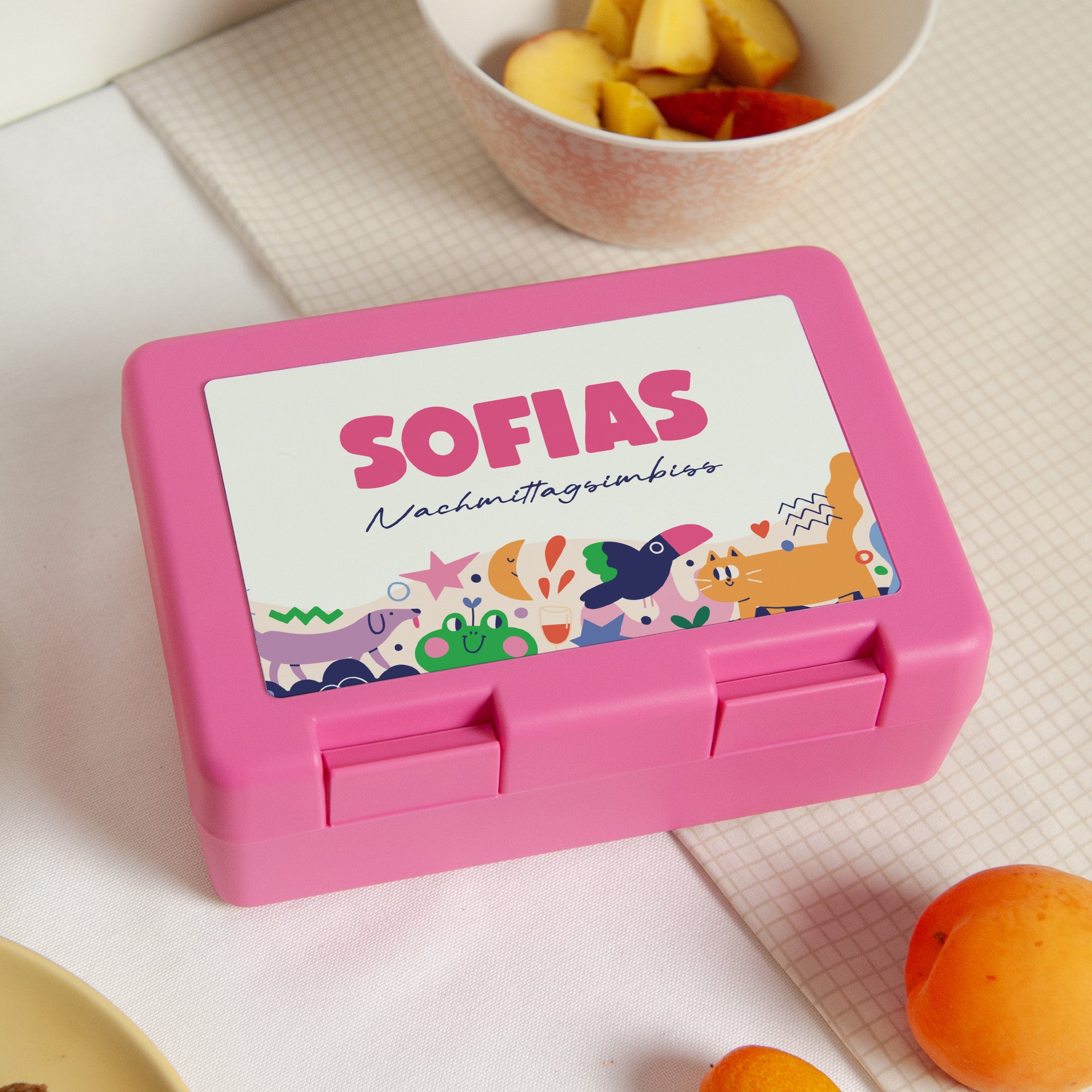 Snackbox Rose heißt auf Deutsch "Rose". Die kleinen Kumpel foto N° 1