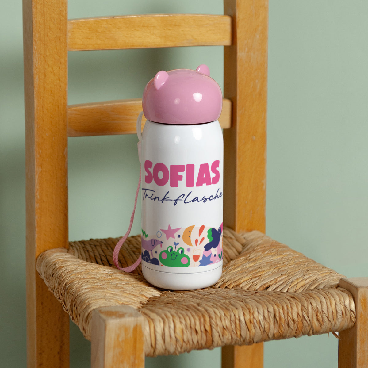 Kinder Trinkflasche Rosa, 32 cl Die kleinen Kumpel foto N° 3