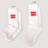 Kindersocken Geburt Weiße Mini Wir foto N° 1