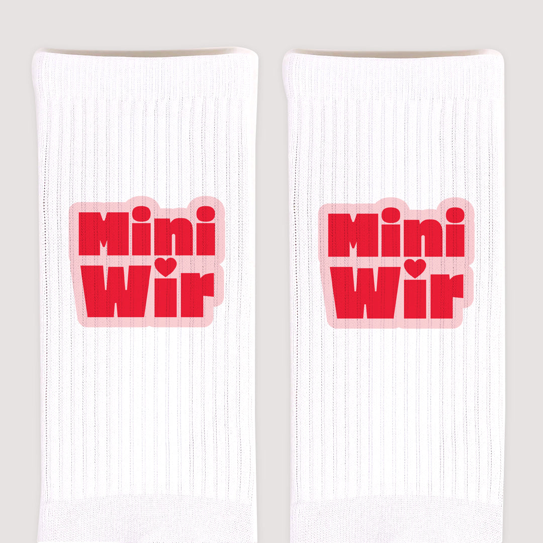 Kindersocken Geburt Weiße Mini Wir foto N° 3