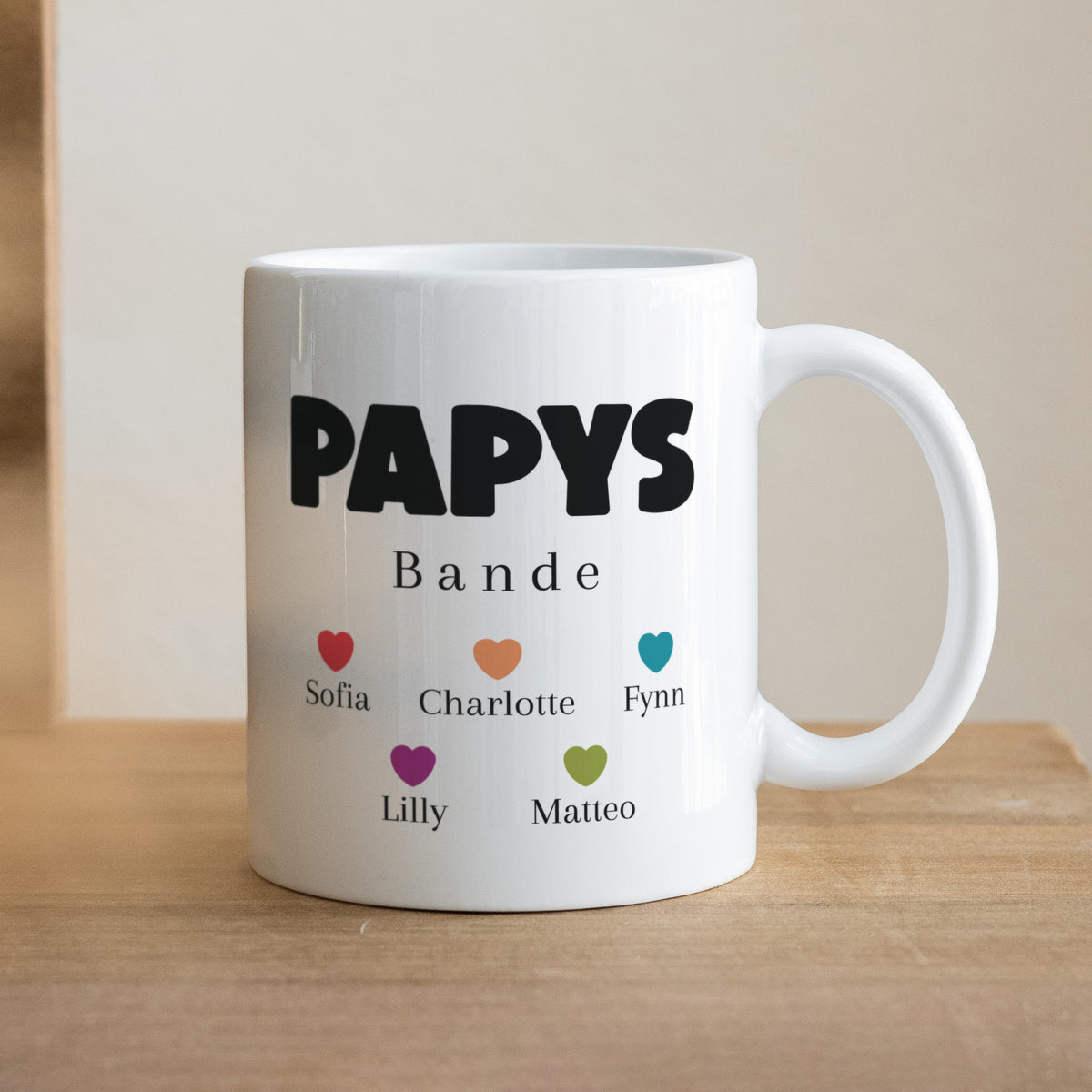 Tasse Weiß Die Opa-Bande foto N° 1