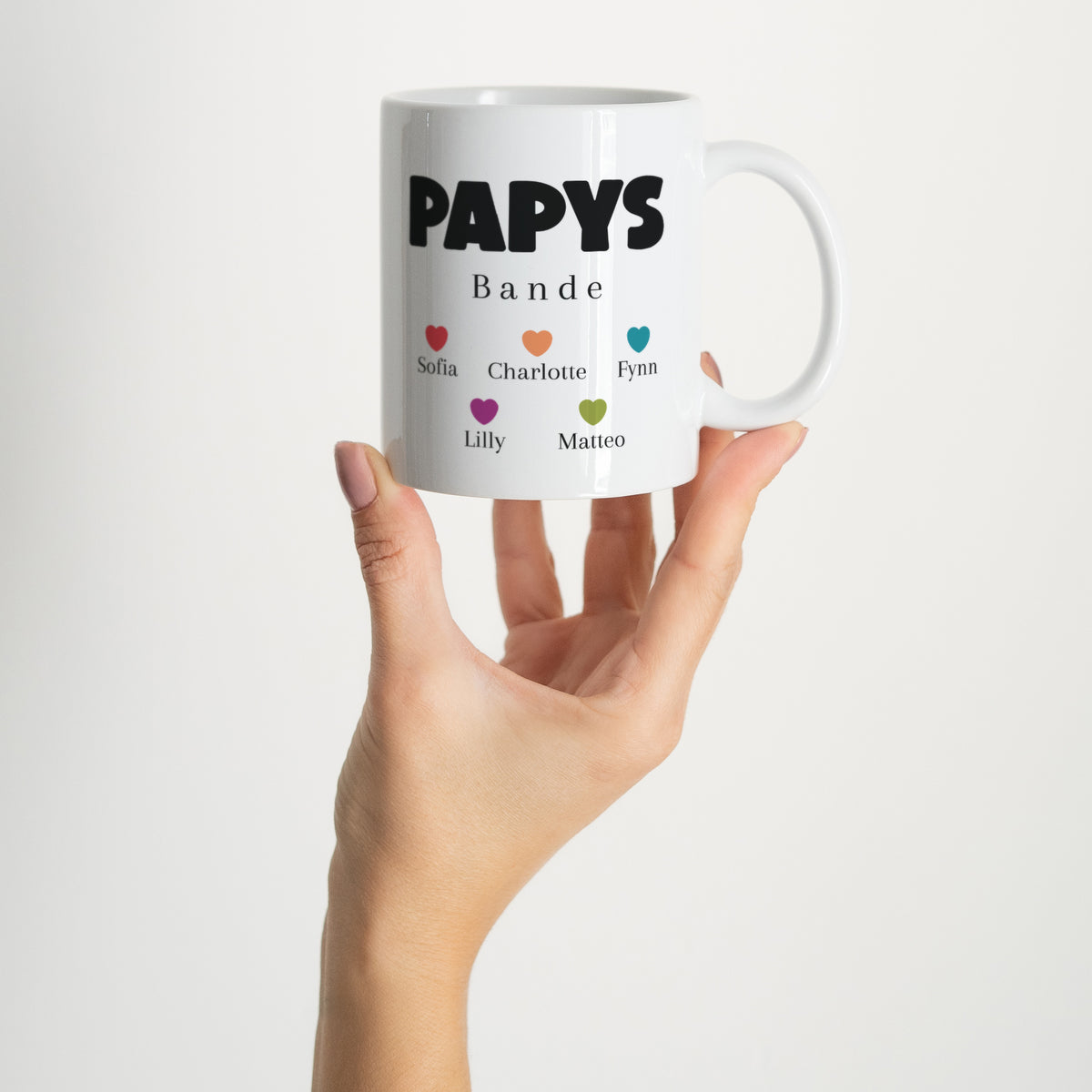 Tasse Weiß Die Opa-Bande foto N° 2