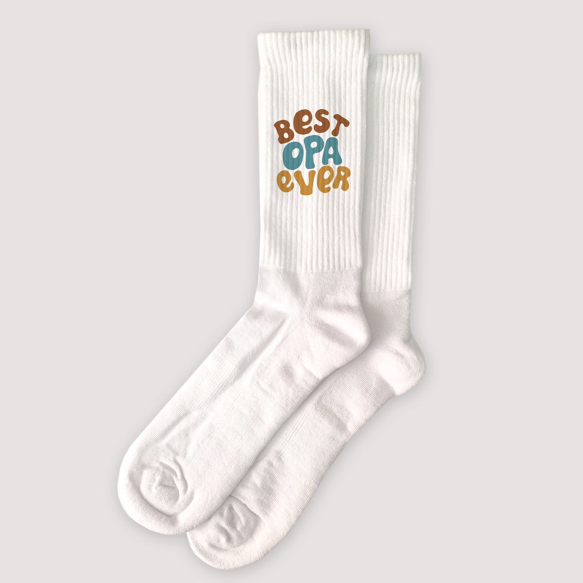 Herrensocken Weiße Bester Opa aller Zeiten foto N° 1