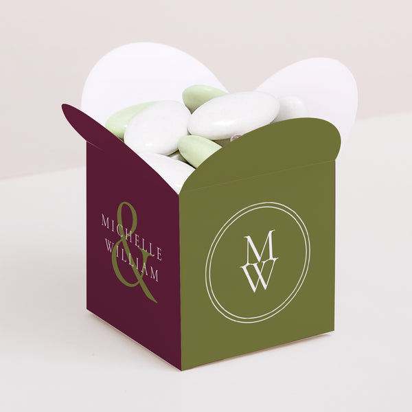 Geschenkbox Hochzeit Schmetterlingsöffnung Authentische Romanze foto