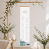 Sitzplan Hochzeit Papier Azurtraum foto N° 2