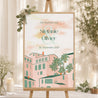 Begrüßungstafel Hochzeit Porträt 60 x 90 cm Fenster zum Süden foto N° 1