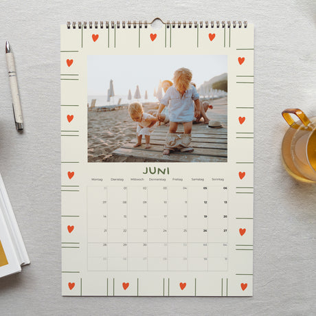 Kalender Weihnachten Wandgemälde A3 Glückliche Tage