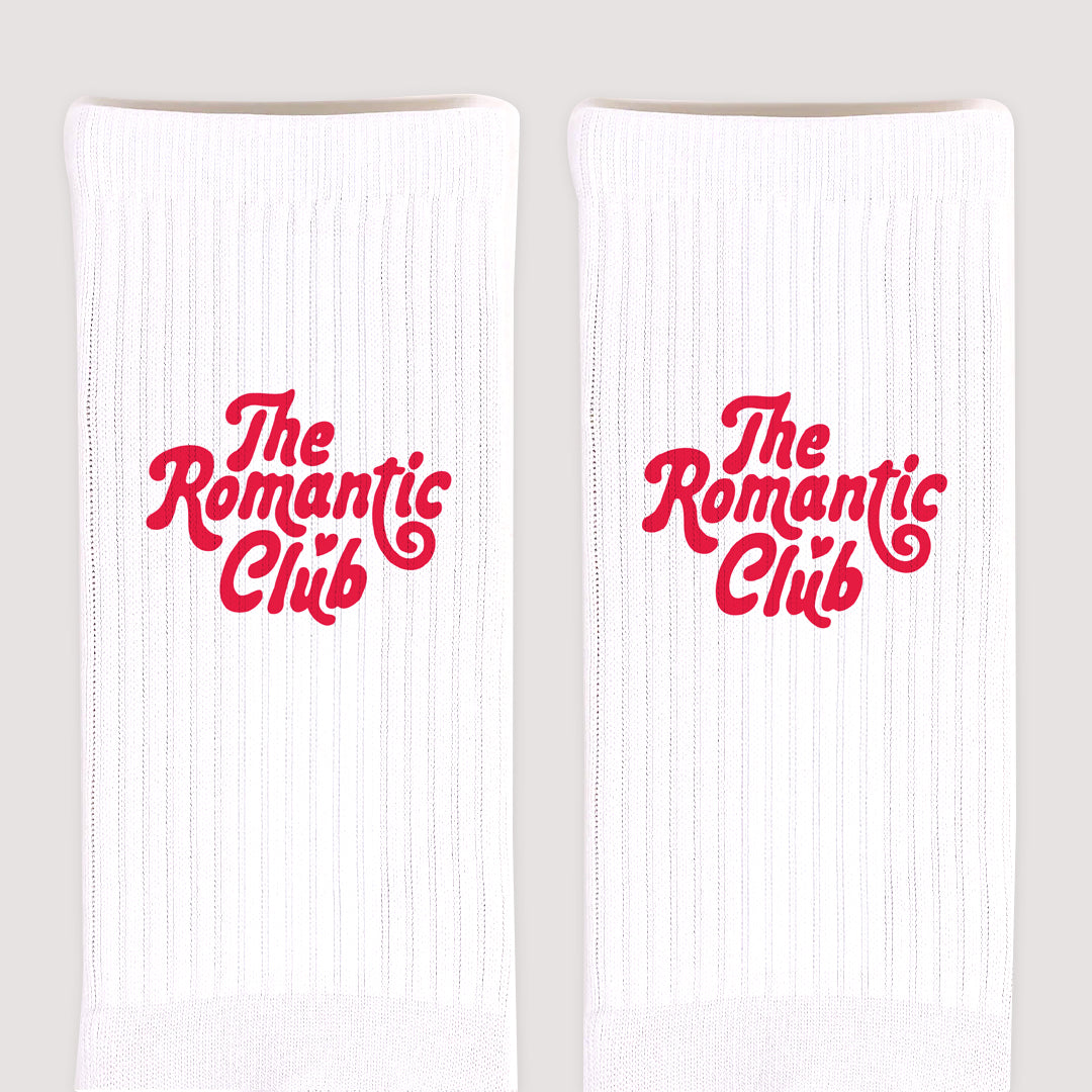 Damensocken Weiße Der romantische Club foto N° 3