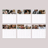 Kalender Weihnachten auf Holzsockel 12 Monate in Bildern foto N° 4