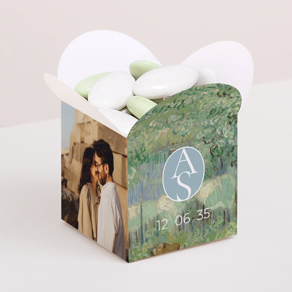 Geschenkbox Hochzeit Schmetterlingsöffnung Die schönen Tage foto