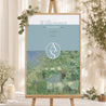 Begrüßungstafel Hochzeit Porträt 60 x 90 cm Die schönen Tage foto N° 1