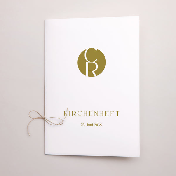 Kirchenheft Hochzeit Doppelflügel Duo foto