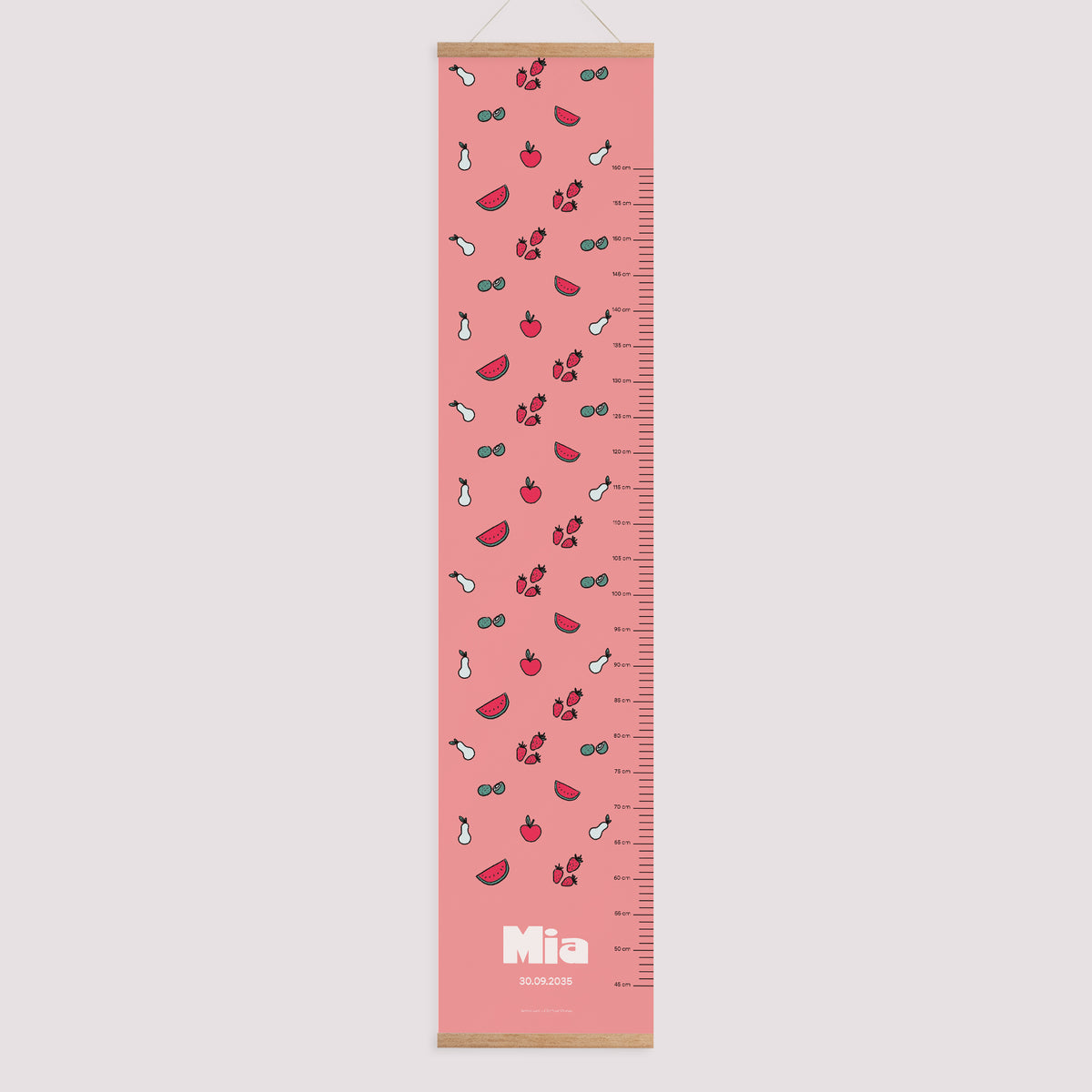 Kindermesslatte Geburt Papier Mini Frutti foto N° 1