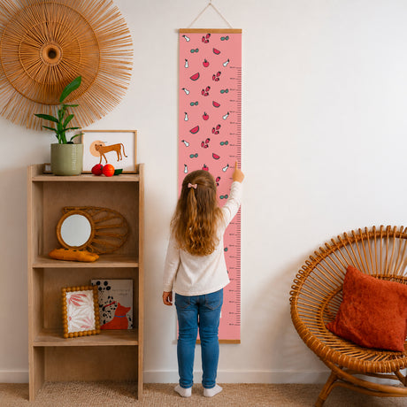 Kindermesslatte Geburt Papier Mini Frutti