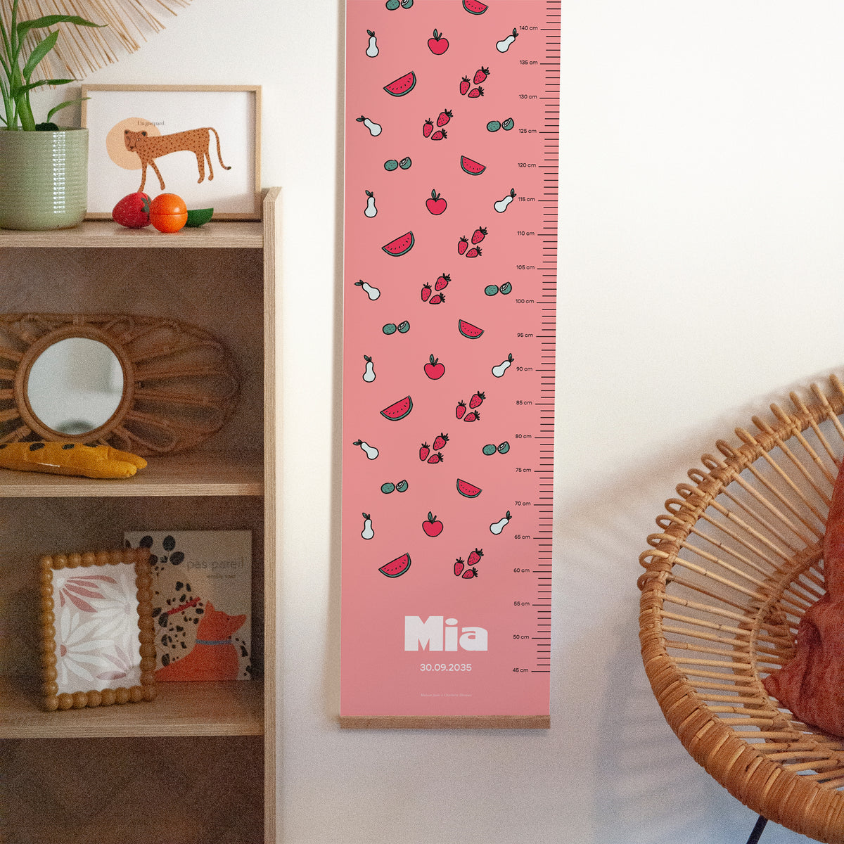 Kindermesslatte Geburt Papier Mini Frutti foto N° 4