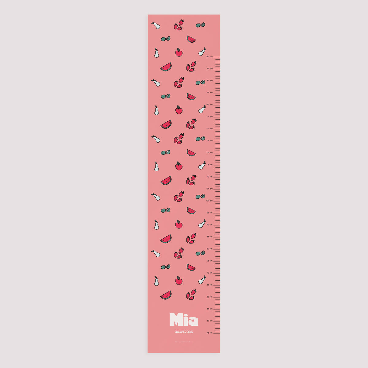 Kindermesslatte Geburt Papier Mini Frutti foto N° 5