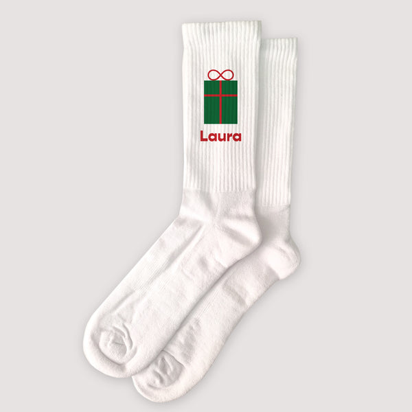Damensocken Weiße Überraschungsgeschenk foto
