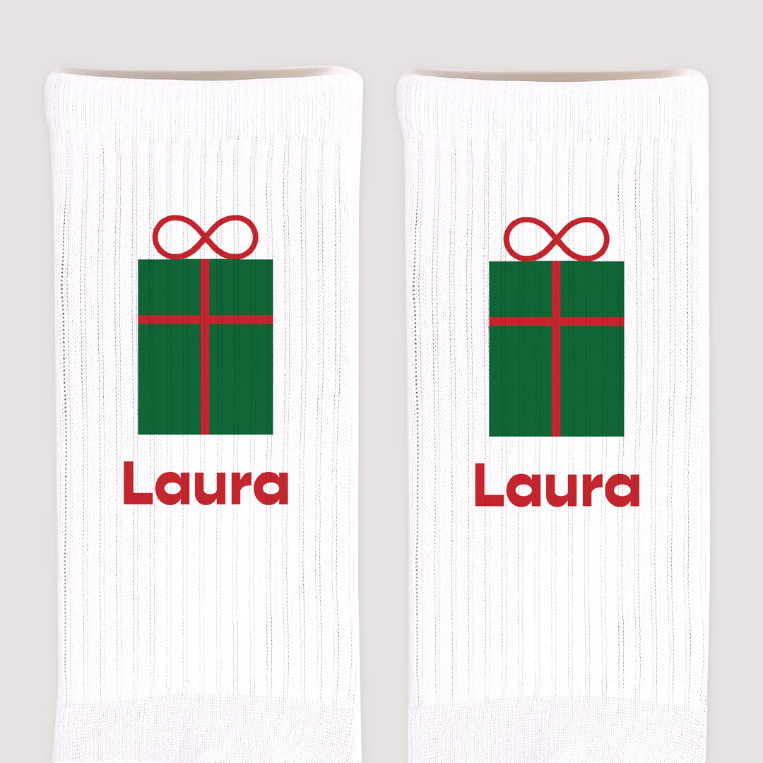 Damensocken Weiße Überraschungsgeschenk foto N° 3