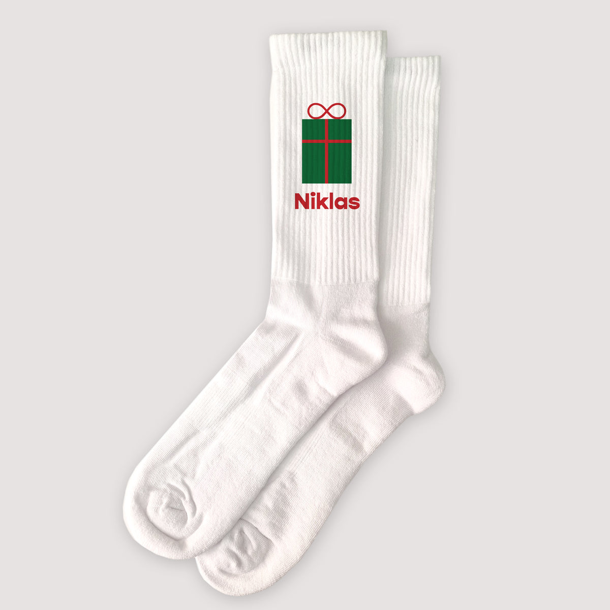 Herrensocken Weiße Überraschungsgeschenk foto N° 1