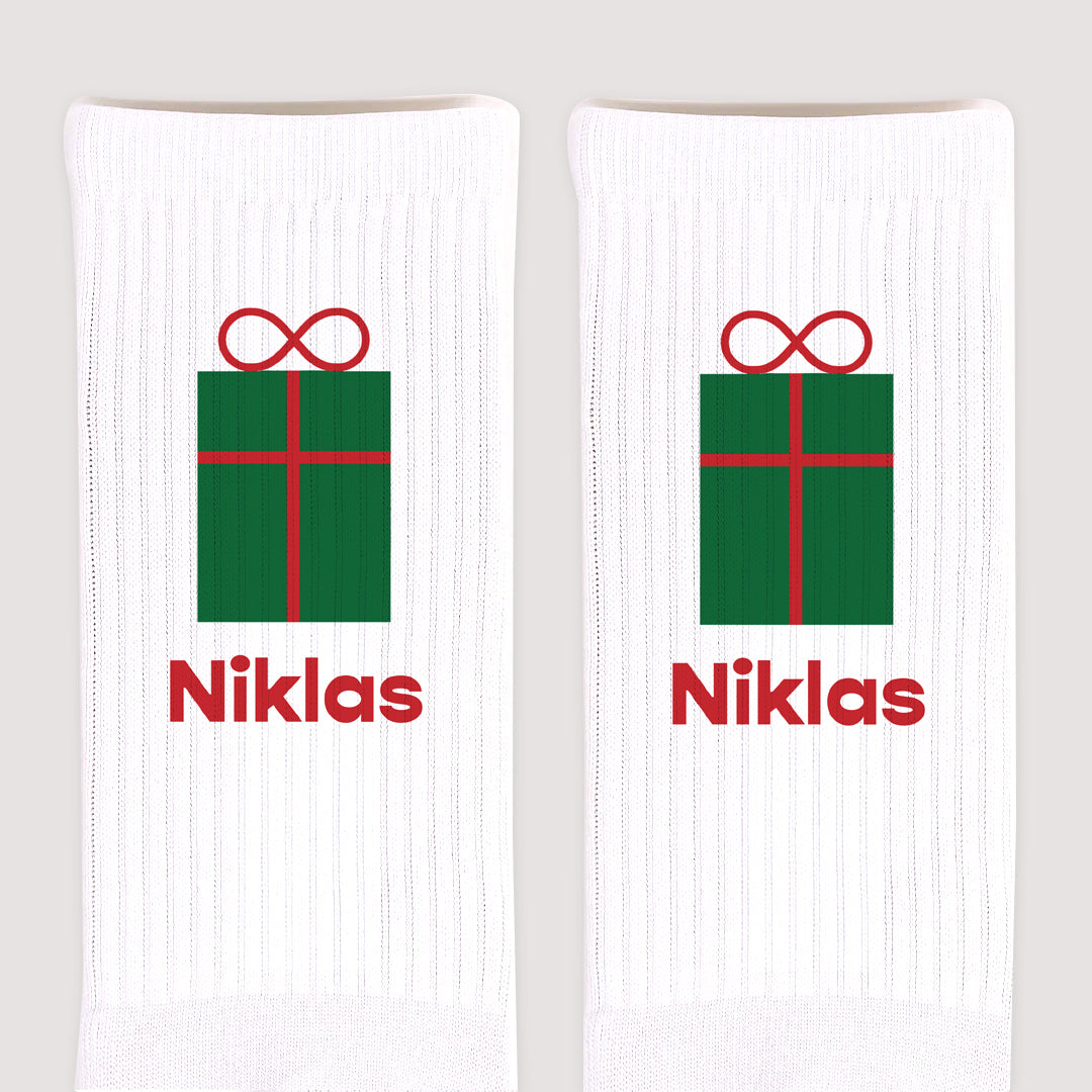 Herrensocken Weiße Überraschungsgeschenk foto N° 3