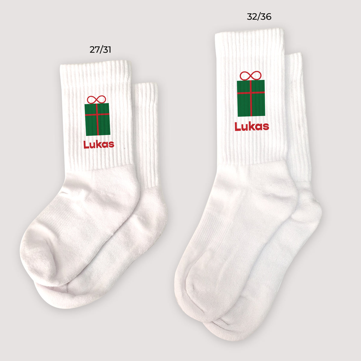 Kindersocken Weiße Überraschungsgeschenk foto N° 1