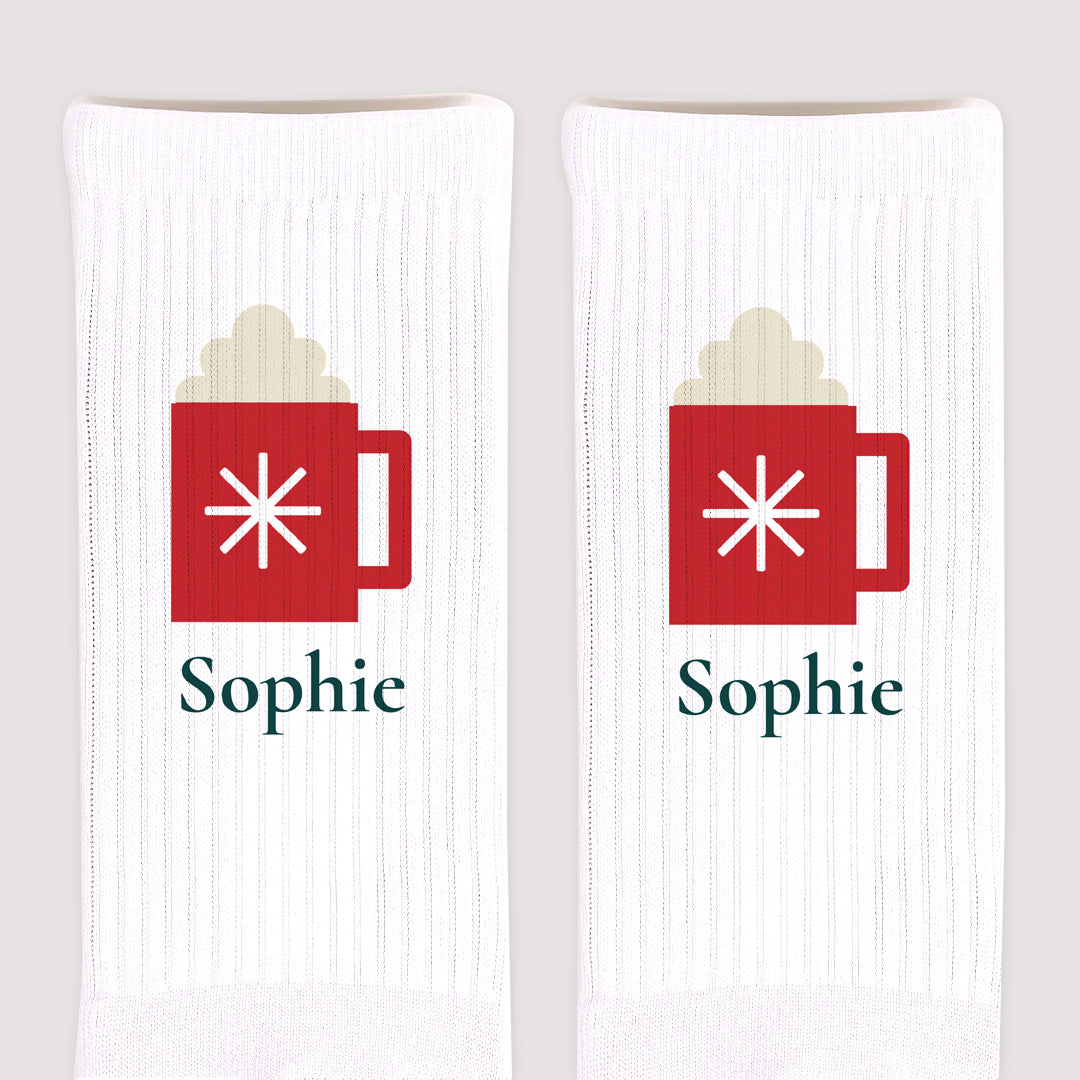 Damensocken Weiße Heiße Schokolade foto N° 3