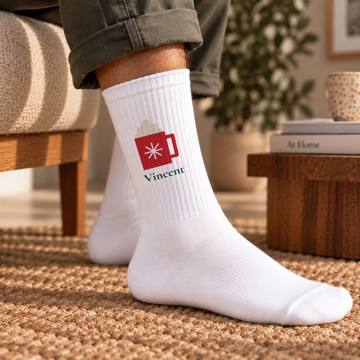 Herrensocken Weiße Heiße Schokolade foto N° 2