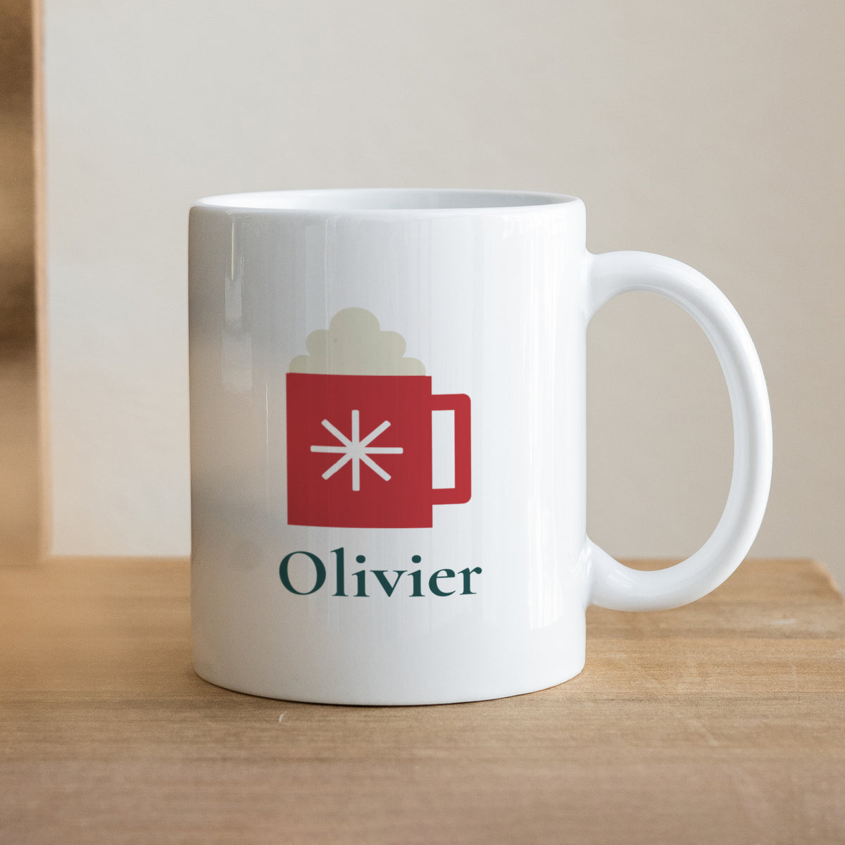 Tasse Weiß Heiße Schokolade foto N° 1