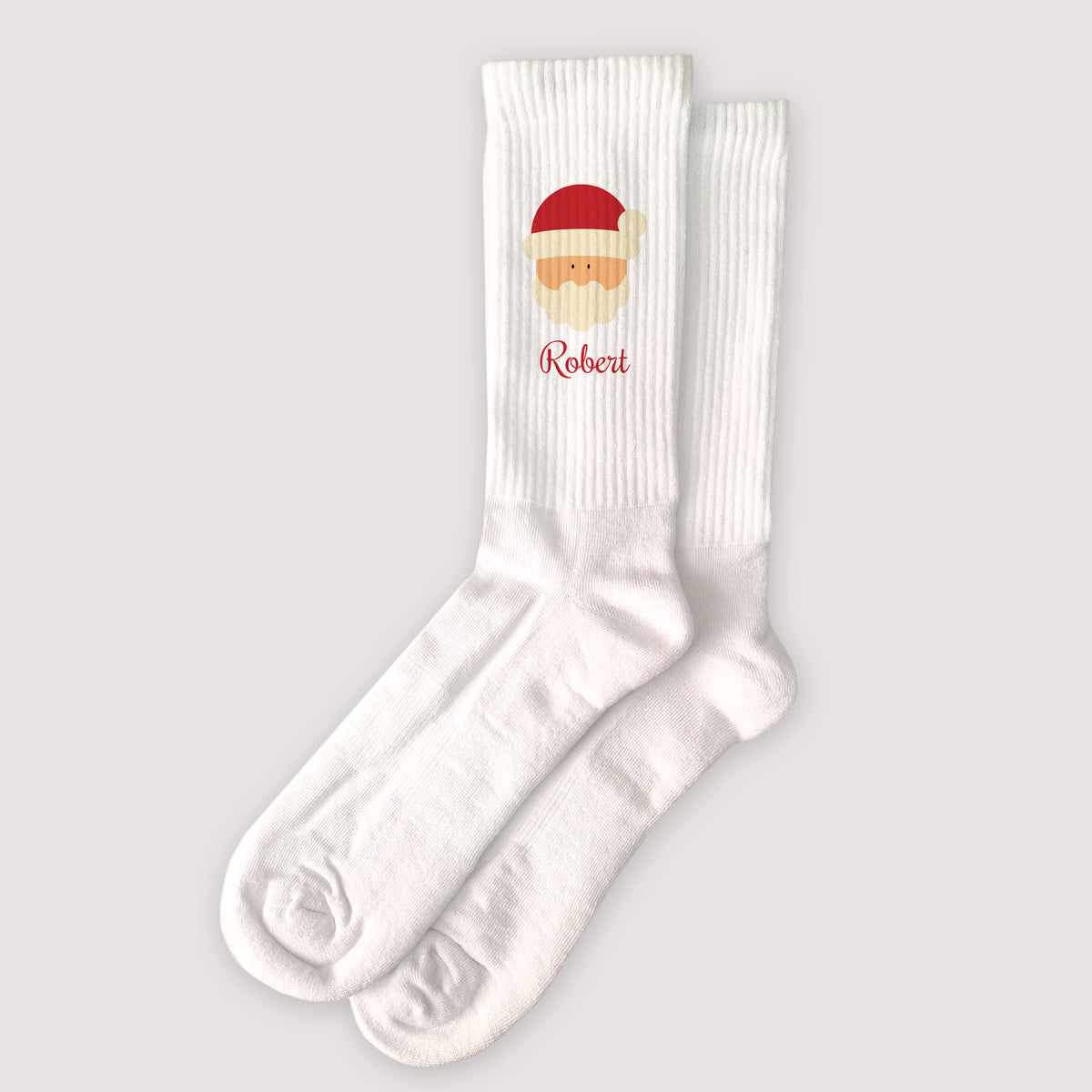 Herrensocken Weiße Weihnachtsmann foto N° 1