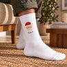 Herrensocken Weiße Weihnachtsmann foto N° 2