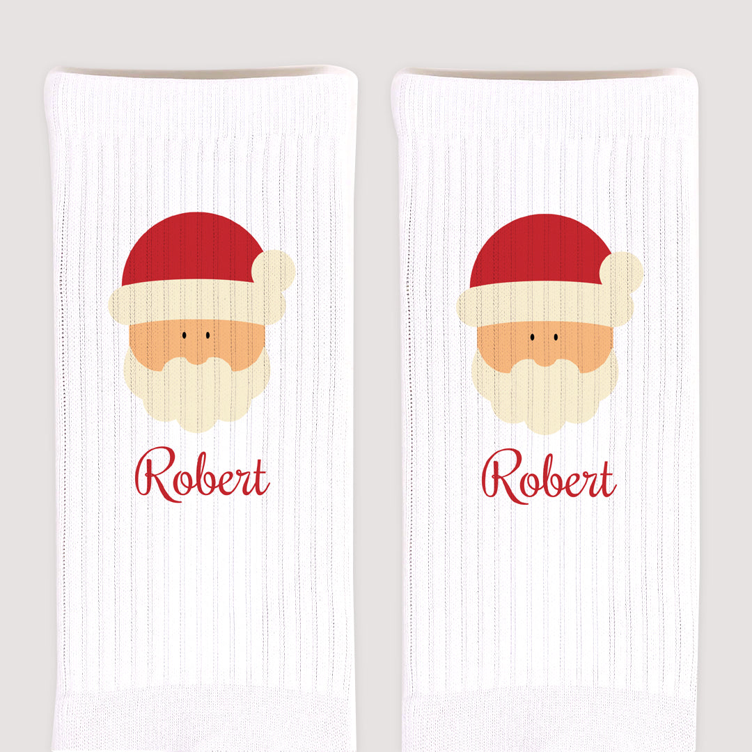 Herrensocken Weiße Weihnachtsmann foto N° 3