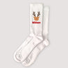 Herrensocken Weiße Schelmisches Rentier foto N° 1
