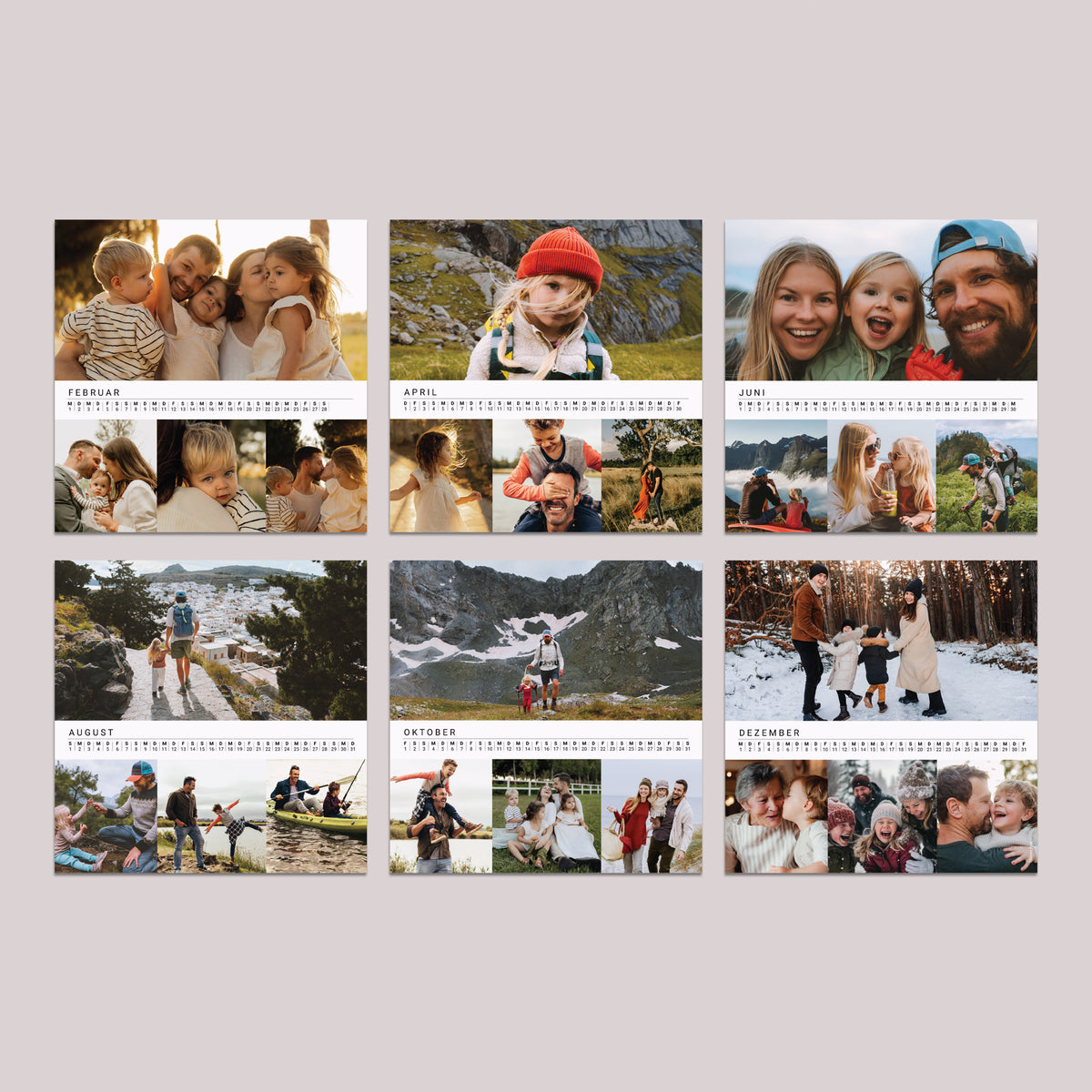 Kalender Weihnachten 6 Karten Memento foto N° 4