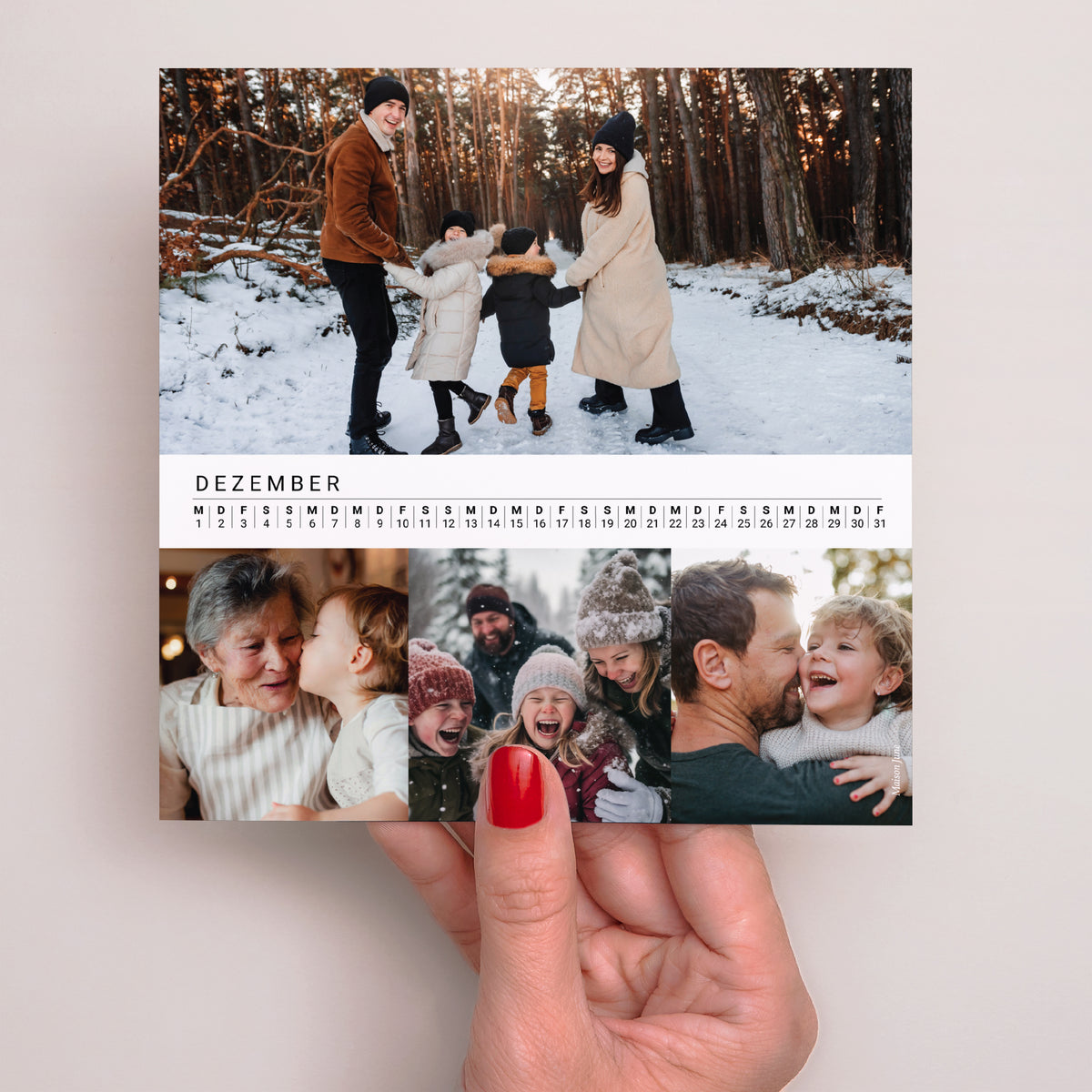 Kalender Weihnachten 6 Karten Memento foto N° 5