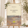 Begrüßungstafel Hochzeit Porträt 60 x 90 cm Symphonie der Liebe foto N° 1