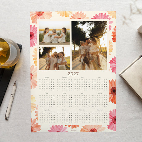 Kalender Weihnachten Einzelseite Porträt