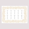 Sitzplan Hochzeit Landschaft 90 x 60 cm Goldene Zweige foto N° 2