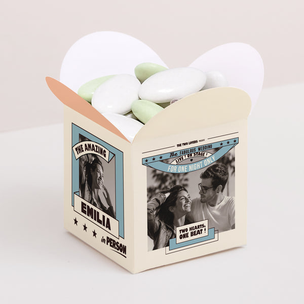 Geschenkbox Hochzeit Schmetterlingsöffnung Die Hochzeitsshow foto