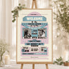 Begrüßungstafel Hochzeit Porträt 60 x 90 cm Die Hochzeitsshow foto N° 1