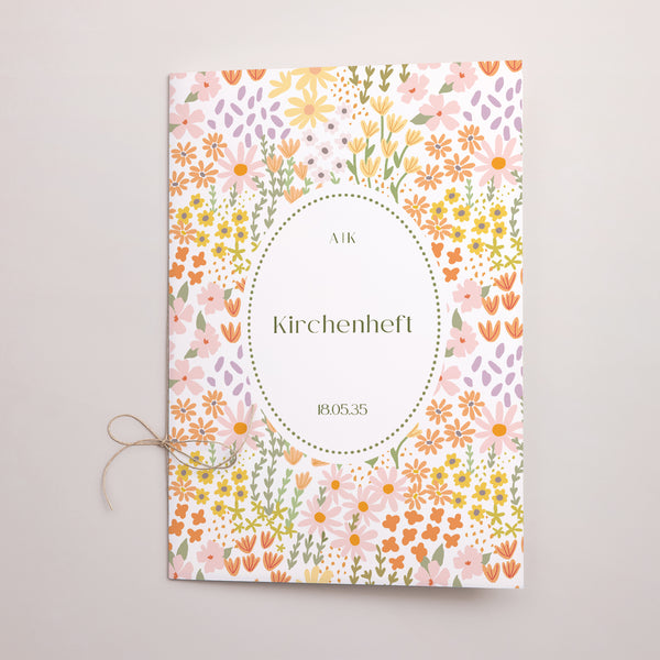 Kirchenheft Hochzeit Doppelflügel Liebe in Blüte foto