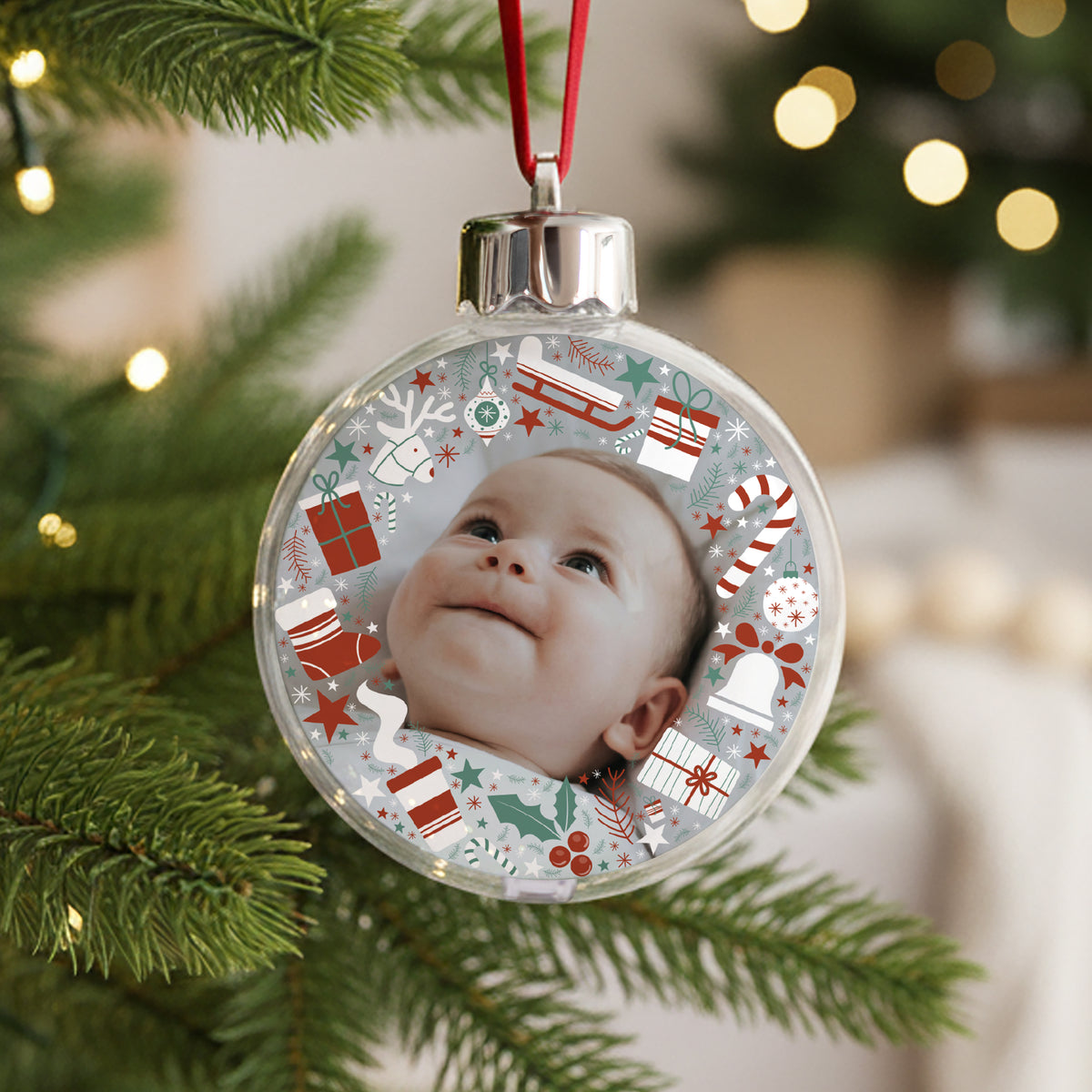 Weihnachtskugel Runde Weihnachts-Farandole foto N° 1