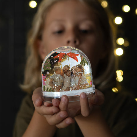 Schneekugel Weihnachten Glass Frohes Pop