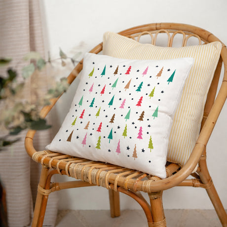 Kissen Natürliche Beige Wald Pop