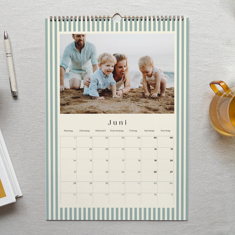 Kalender Weihnachten Wandgemälde A3 Zeitlinien