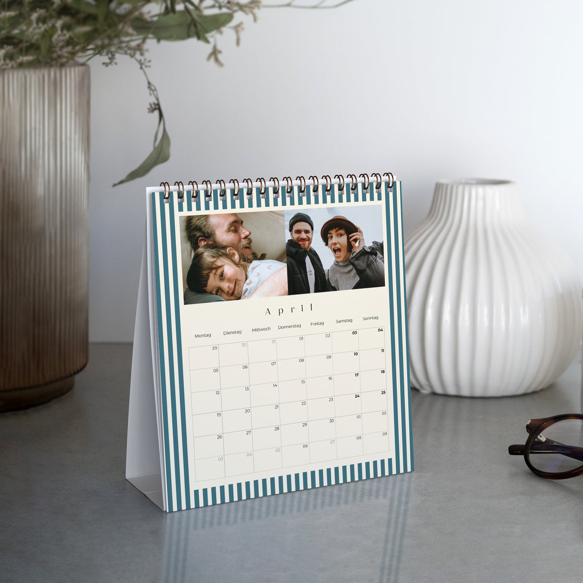 Kalender Weihnachten Büro, Staffelei Zeitlinien foto N° 2