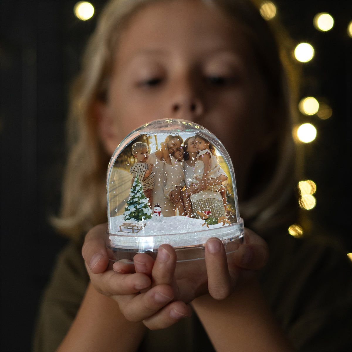Schneekugel Glass Unter den Schneeflocken foto N° 3