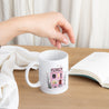 Tasse Weiß Unter den Schneeflocken foto N° 3