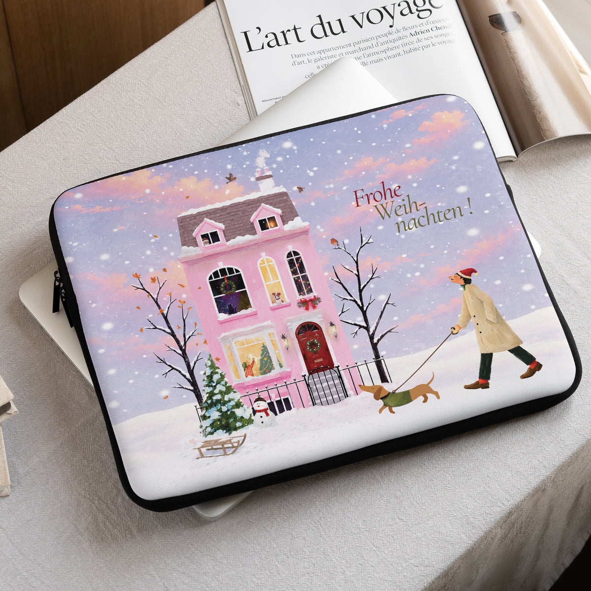 Laptophülle 15 Zoll Unter den Schneeflocken foto N° 1
